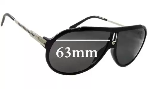 Sunglass Fix Ersatzgläser für Carrera Champion Endurance - 63mm Wide Carrera Champion Endurance Ersatzlinsen 63mm wide