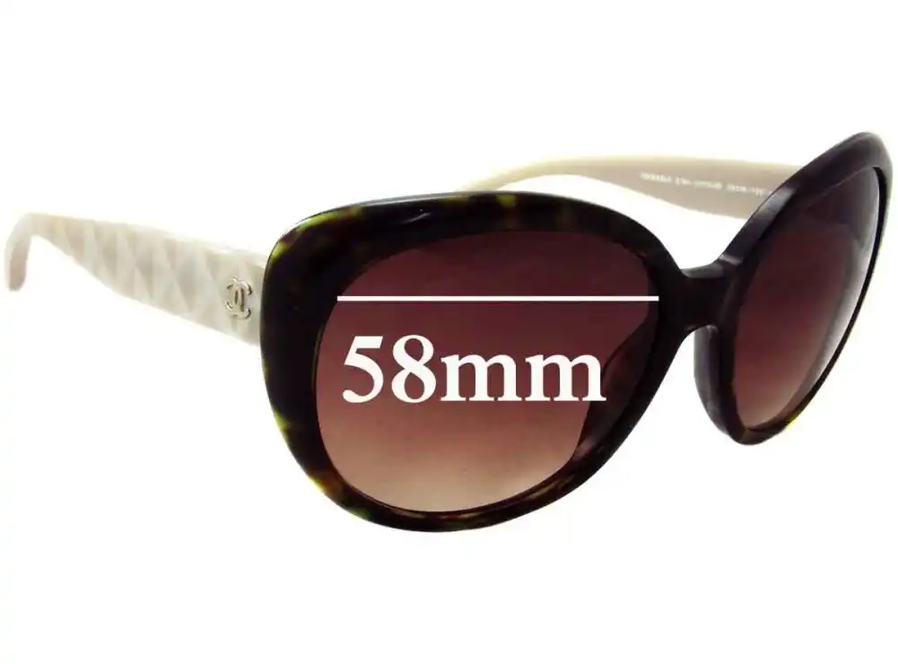 Sunglass Fix Ersatzgläser für Chanel 5184 - 58mm Wide Sunglass Fix Ersatzgläser für Chanel 5184 - 58mm Wide