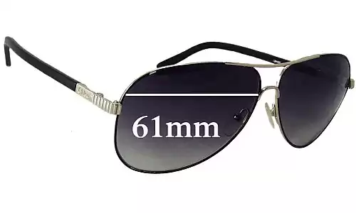 Sunglass Fix Ersatzgläser für Chloe CE 120S - 61mm Wide Chloe CE 120S Ersatzlinsen 61mm wide