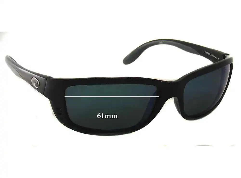 Sunglass Fix Ersatzgläser für Costa Del Mar Zane - 61mm Wide Sunglass Fix Ersatzgläser für Costa Del Mar Zane - 61mm Wide