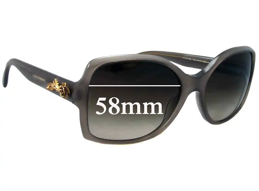Sunglass Fix Ersatzgläser für Dolce & Gabbana DG4168 - 58mm Wide Sunglass Fix Ersatzgläser für Dolce & Gabbana DG4168 - 58mm Wide