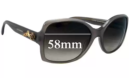 Sunglass Fix Ersatzgläser für Dolce & Gabbana DG4168 - 58mm Wide Sunglass Fix Ersatzgläser für Dolce & Gabbana DG4168 - 58mm Wide