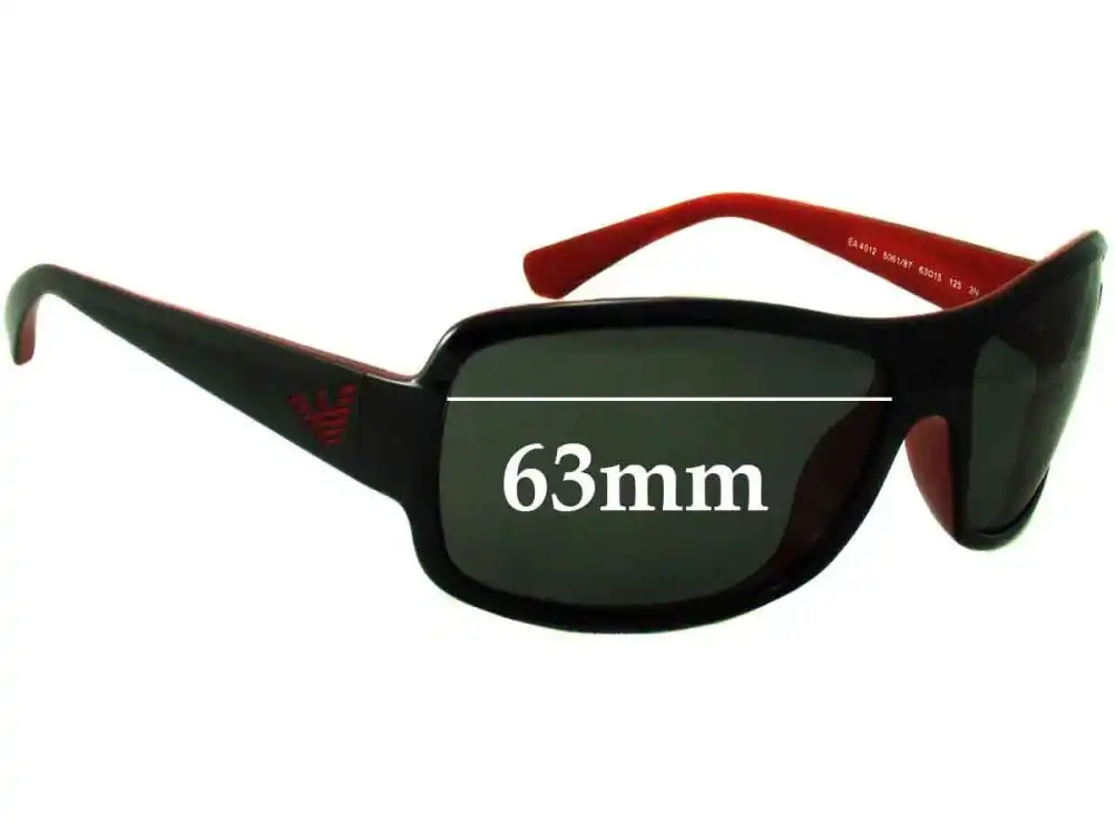 Sunglass Fix Ersatzgläser für Emporio Armani EA4012 - 63mm Wide Sunglass Fix Ersatzgläser für Emporio Armani EA4012 - 63mm Wide