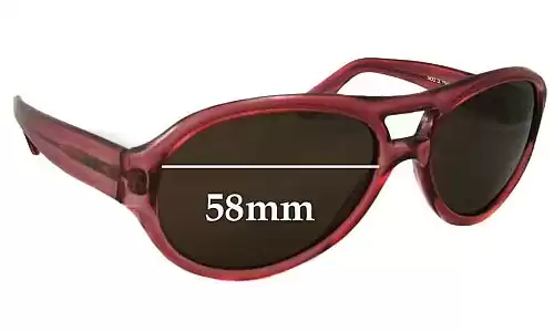 Sunglass Fix Ersatzgläser für Fendi Z649 - 58mm Wide Sunglass Fix Ersatzgläser für Fendi Z649 - 58mm Wide
