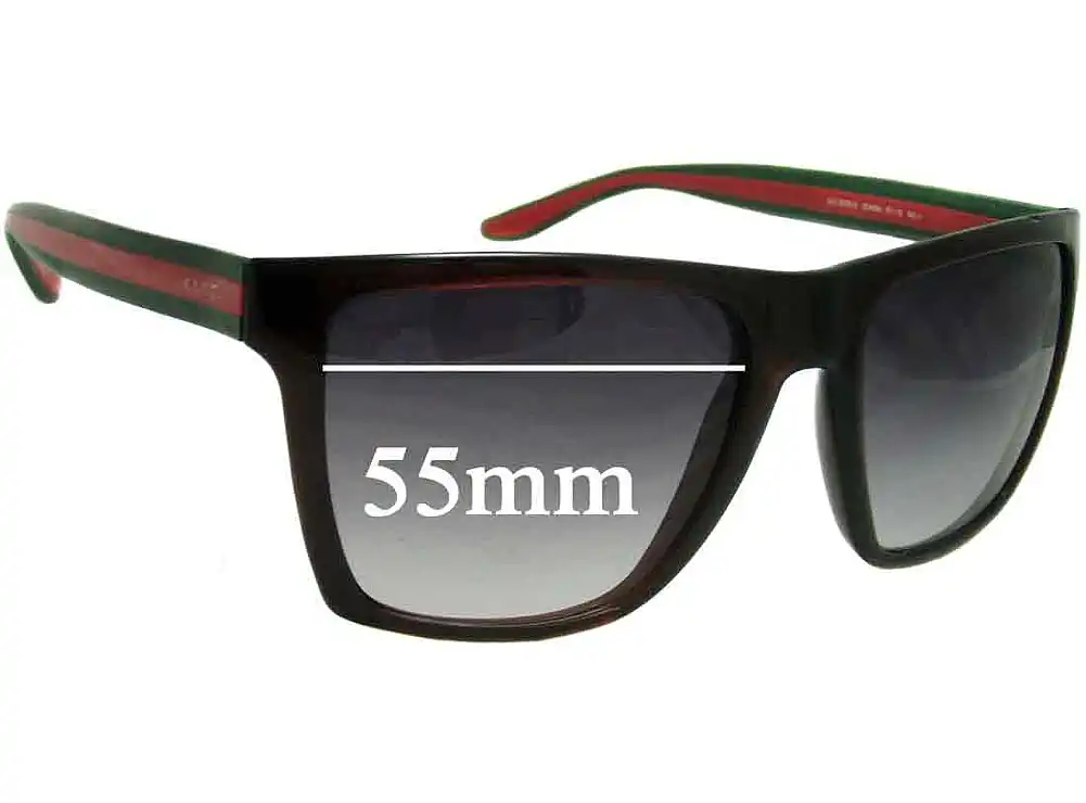 Sunglass Fix Ersatzgläser für Gucci GG3535/S - 55mm Wide Sunglass Fix Ersatzgläser für Gucci GG3535/S - 55mm Wide