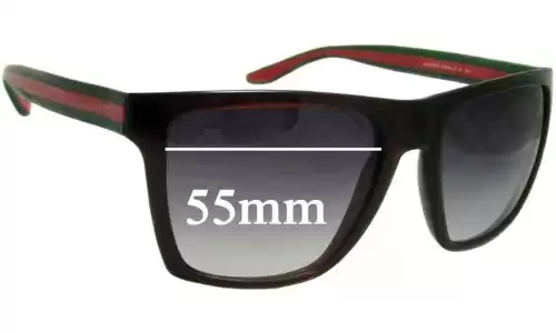 Sunglass Fix Ersatzgläser für Gucci GG3535/S - 55mm Wide Sunglass Fix Ersatzgläser für Gucci GG3535/S - 55mm Wide