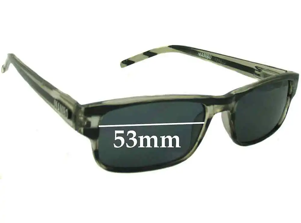 Sunglass Fix Ersatzgläser für Mambo Liquid Silver - 53mm Wide Sunglass Fix Ersatzgläser für Mambo Liquid Silver - 53mm Wide