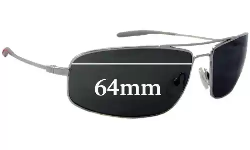 Sunglass Fix Ersatzgläser für Mosley Tribes Navigator - 64mm Wide Mosley Tribes Navigator Ersatzlinsen 64mm wide