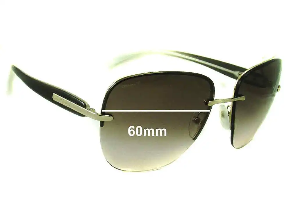 Sunglass Fix Ersatzgläser für Prada SPR50O - 60mm Wide Sunglass Fix Ersatzgläser für Prada SPR50O - 60mm Wide