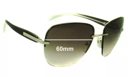 Sunglass Fix Ersatzgläser für Prada SPR50O - 60mm Wide Sunglass Fix Ersatzgläser für Prada SPR50O - 60mm Wide