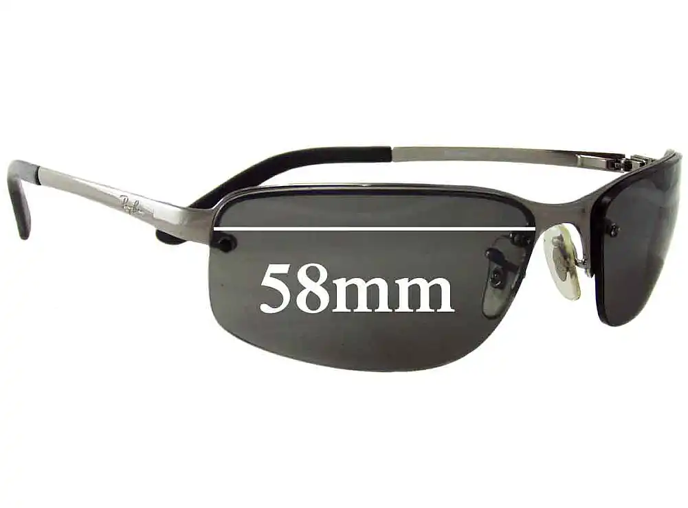 Sunglass Fix Ersatzgläser für Ray-Ban RAM2062AA - 58mm Wide Sunglass Fix Ersatzgläser für Ray-Ban RAM2062AA - 58mm Wide