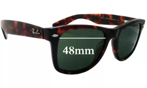 Sunglass Fix Ersatzgläser für Ray-Ban RB2113 Wayfarer Outsiders - 48mm Wide Ray-Ban RB2113 Wayfarer Outsiders Ersatzlinsen 48mm wide