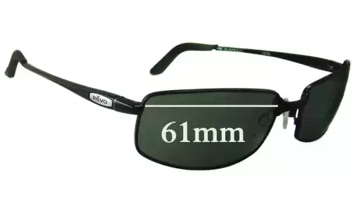 Sunglass Fix Ersatzgläser für Revo RE3085 - 61mm Wide Sunglass Fix Ersatzgläser für Revo RE3085 - 61mm Wide