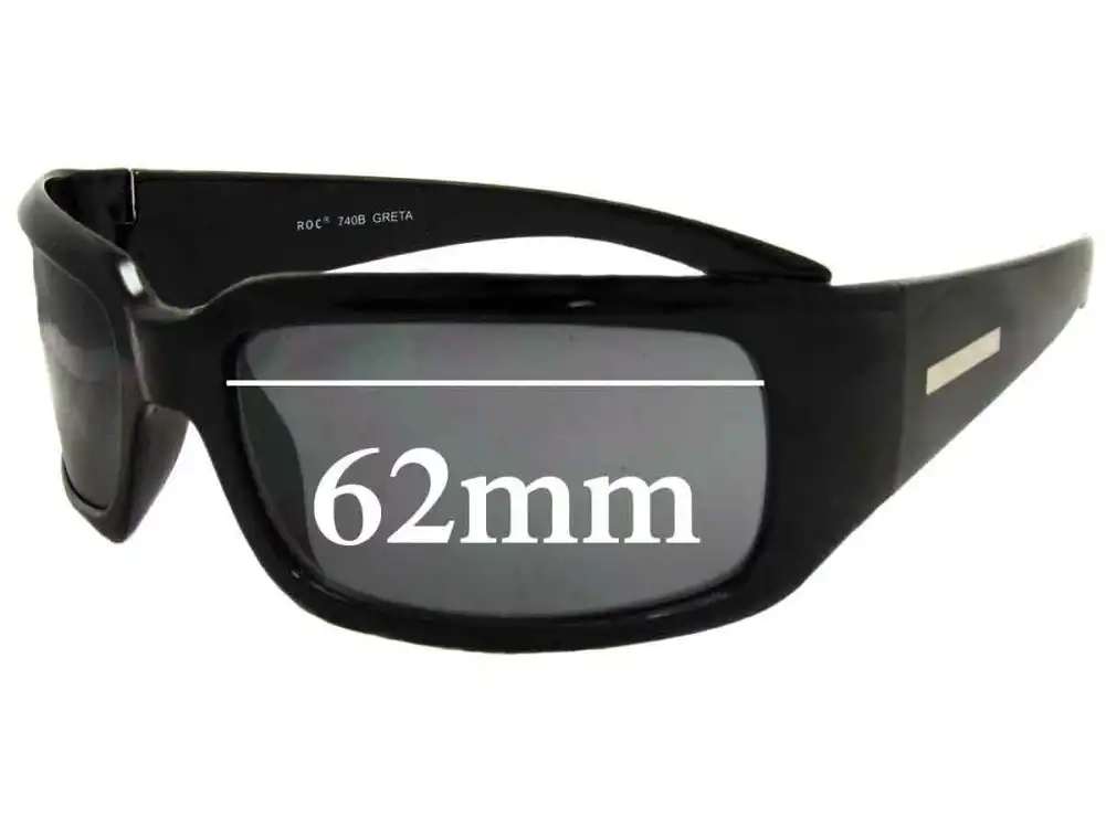 Sunglass Fix Ersatzgläser für Roc Greta - 62mm Wide Sunglass Fix Ersatzgläser für Roc Greta - 62mm Wide