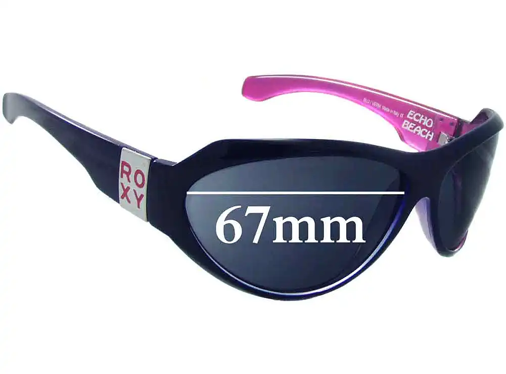 Sunglass Fix Ersatzgläser für Roxy Echo Beach - 67mm Wide Sunglass Fix Ersatzgläser für Roxy Echo Beach - 67mm Wide