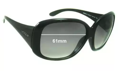 Sunglass Fix Ersatzgläser für Vogue VO2551-S - 61mm Wide Sunglass Fix Ersatzgläser für Vogue VO2551-S - 61mm Wide