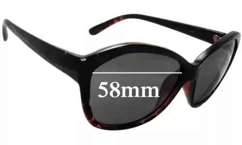 Sunglass Fix Ersatzgläser für Witchery Yolanda - 58mm Wide Sunglass Fix Ersatzgläser für Witchery Yolanda - 58mm Wide
