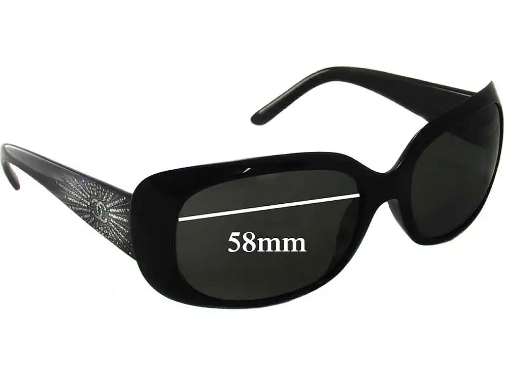 Sunglass Fix Ersatzgläser für Chanel 6026-B - 58mm Wide Sunglass Fix Ersatzgläser für Chanel 6026-B - 58mm Wide