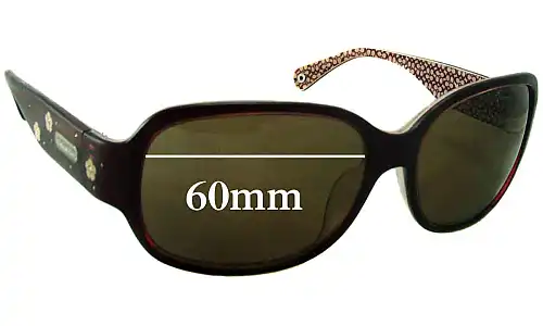 Sunglass Fix Ersatzgläser für Coach S476A Cassandra - 60mm Wide Sunglass Fix Ersatzgläser für Coach S476A Cassandra - 60mm Wide