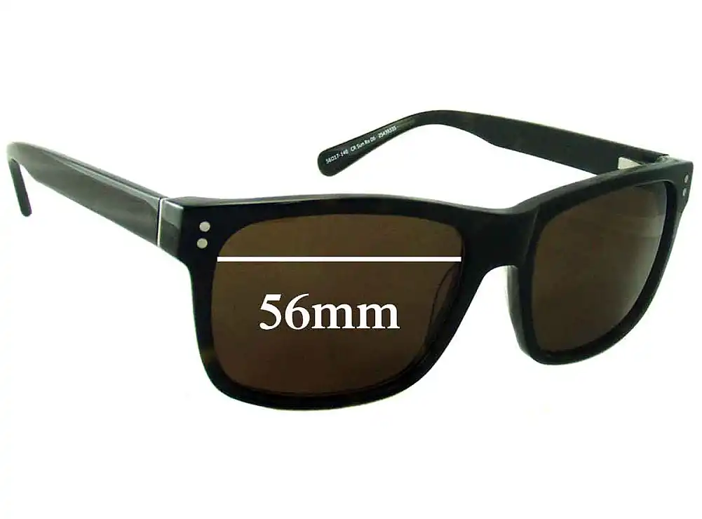 Sunglass Fix Ersatzgläser für Country Road CR Sun Rx 06 - 56mm Wide Sunglass Fix Ersatzgläser für Country Road CR Sun Rx 06 - 56mm Wide