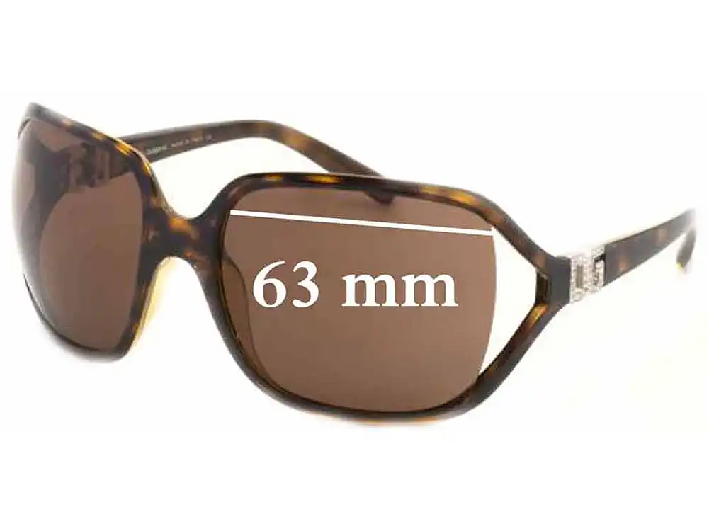 Sunglass Fix Ersatzgläser für Dolce & Gabbana DG6007B - 63mm Wide Sunglass Fix Ersatzgläser für Dolce & Gabbana DG6007B - 63mm Wide