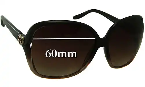 Sunglass Fix Ersatzgläser für Gucci GG3500/S - 60mm Wide Sunglass Fix Ersatzgläser für Gucci GG3500/S - 60mm Wide