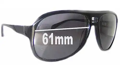 Sunglass Fix Ersatzgläser für Morrissey Alphaville - 61mm Wide Sunglass Fix Ersatzgläser für Morrissey Alphaville - 61mm Wide