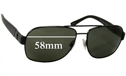 Sunglass Fix Ersatzgläser für Ralph Lauren Polo 3064 - 58mm Wide Ralph Lauren Polo 3064 Ersatzlinsen 58mm wide