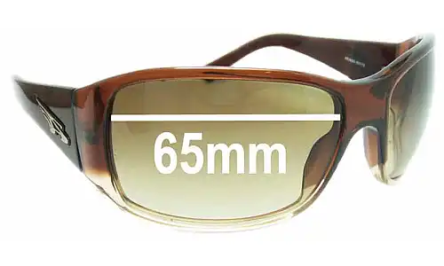 Arnette High Roller AN4065 Replacement Lenses 65mm Arnette High Roller AN4065 Replacement Sunglass Lenses - 65mm wide