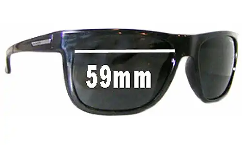 Sunglass Fix Ersatzgläser für Arnette Fire Drill AN4143 - 59mm Wide Arnette Fire Drill AN4143 Ersatzlinsen 59mm wide