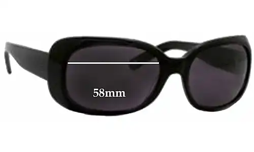 Sunglass Fix Ersatzgläser für Banana Republic Allison - 58mm Wide Sunglass Fix Ersatzgläser für Banana Republic Allison - 58mm Wide