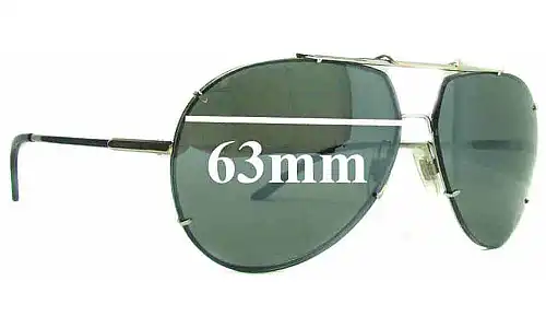 Sunglass Fix Ersatzgläser für Dolce & Gabbana DG2075 - 63mm Wide Dolce & Gabbana DG2075 Ersatzlinsen 63mm wide