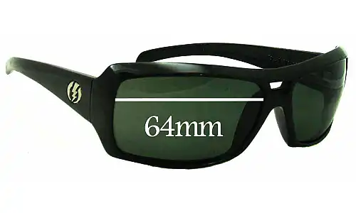 Sunglass Fix Ersatzgläser für Electric BSG - 64mm Wide Electric BSG Ersatzlinsen 64mm wide