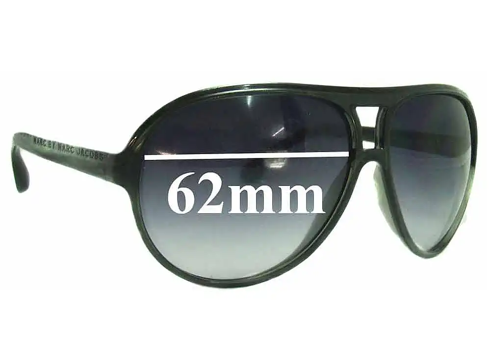 Sunglass Fix Ersatzgläser für Marc by Marc Jacobs MMJ 135/S - 62mm Wide Sunglass Fix Ersatzgläser für Marc by Marc Jacobs MMJ 135/S - 62mm Wide