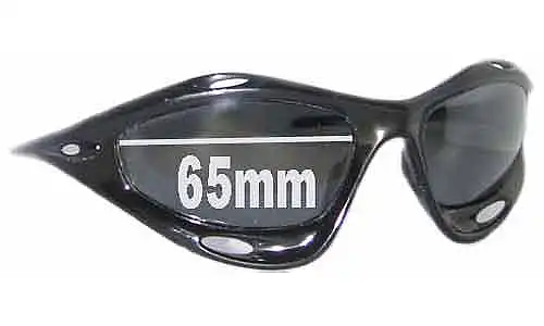 Sunglass Fix Ersatzgläser für Oakley Water Jacket - 65mm Wide Oakley Water Jacket Ersatzlinsen 65mm wide
