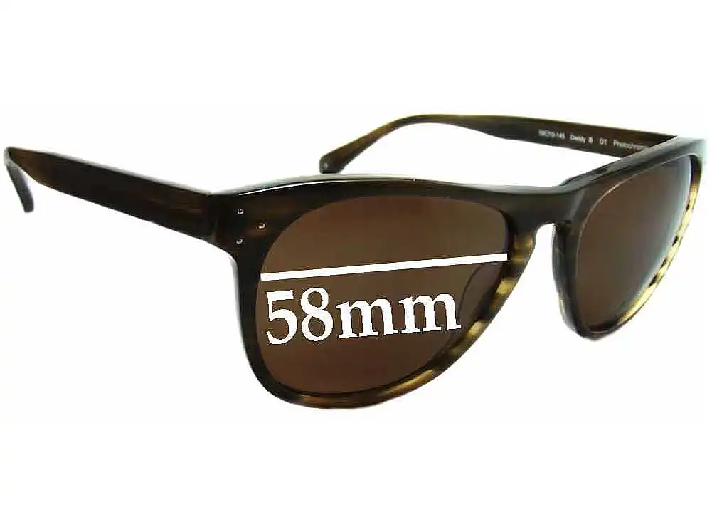 Sunglass Fix Ersatzgläser für Oliver Peoples OV5091S Daddy B - 58mm Wide Sunglass Fix Ersatzgläser für Oliver Peoples OV5091S Daddy B - 58mm Wide