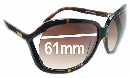 Sunglass Fix Ersatzgläser für Oroton Cosmopolitan - 61mm Wide Sunglass Fix Ersatzgläser für Oroton Cosmopolitan - 61mm Wide