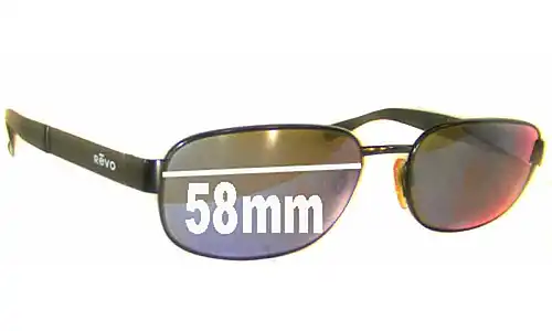 Sunglass Fix Ersatzgläser für Revo RE3002 - 58mm Wide Sunglass Fix Ersatzgläser für Revo RE3002 - 58mm Wide