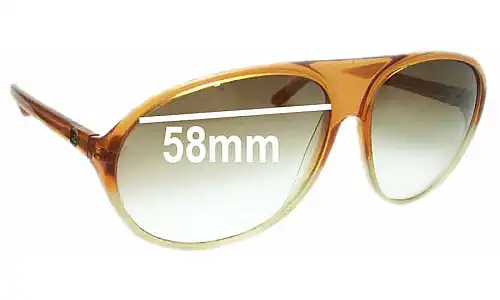 Sunglass Fix Ersatzgläser für Von Zipper Rockford - 58mm Wide Von Zipper Rockford Ersatzlinsen 58mm wide