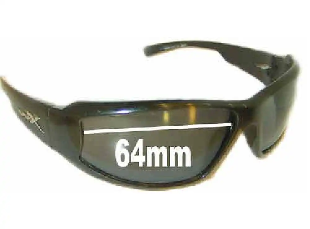Sunglass Fix Ersatzgläser für Wiley X Airborne - 64mm Wide Sunglass Fix Ersatzgläser für Wiley X Airborne - 64mm Wide