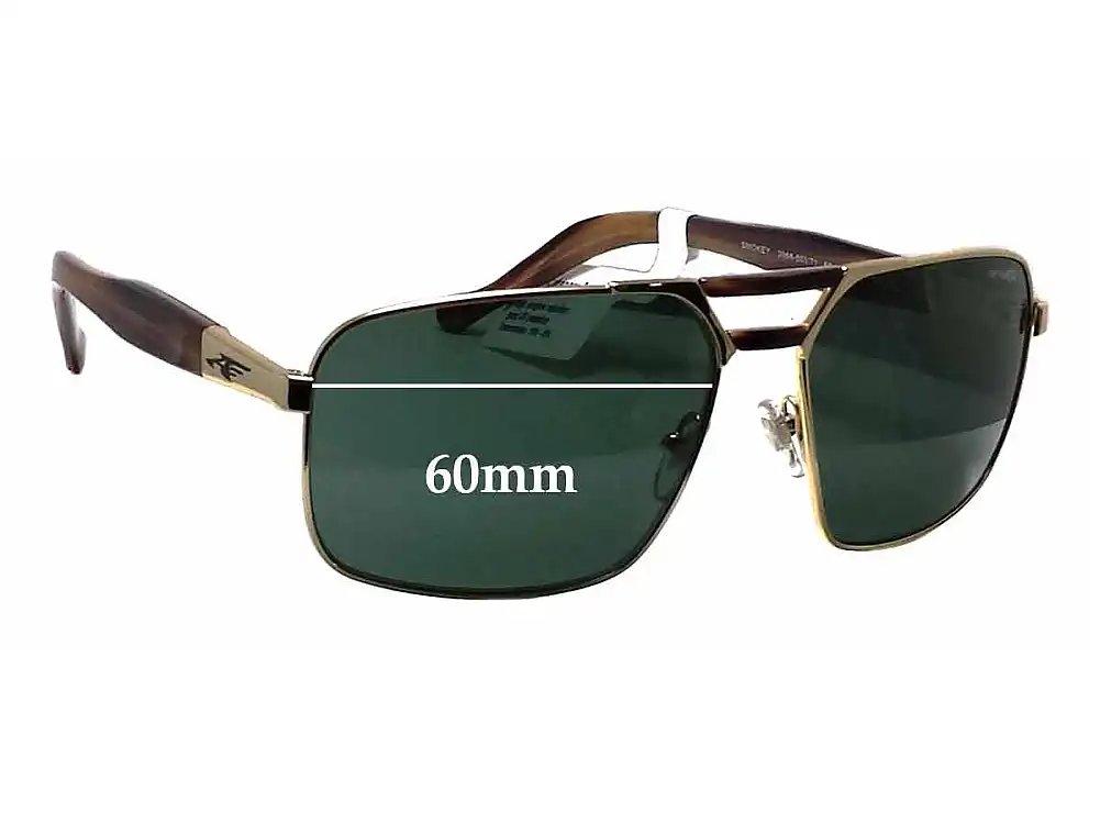 Sunglass Fix Ersatzgläser für Arnette Smokey AN3068 - 60mm Wide Sunglass Fix Ersatzgläser für Arnette Smokey AN3068 - 60mm Wide