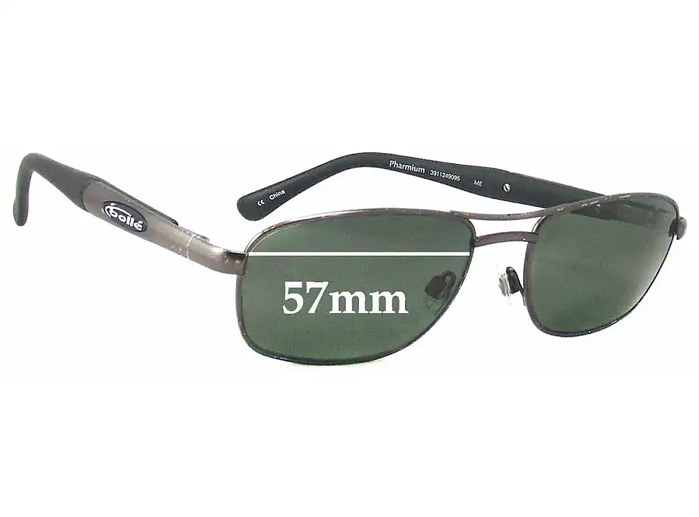 Sunglass Fix Ersatzgläser für Bolle Pharmium - 57mm Wide Sunglass Fix Ersatzgläser für Bolle Pharmium - 57mm Wide
