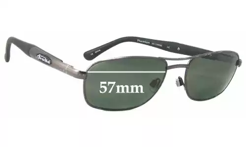 Sunglass Fix Ersatzgläser für Bolle Pharmium - 57mm Wide Bolle Pharmium Ersatzlinsen 57mm wide