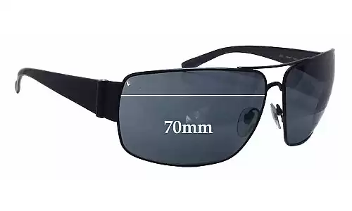 Sunglass Fix Ersatzgläser für Bvlgari 555 - 70mm Wide Sunglass Fix Ersatzgläser für Bvlgari 555 - 70mm Wide