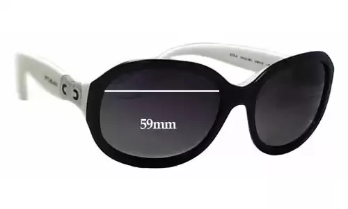 Sunglass Fix Ersatzgläser für Bvlgari 8064 - 59mm Wide Sunglass Fix Ersatzgläser für Bvlgari 8064 - 59mm Wide