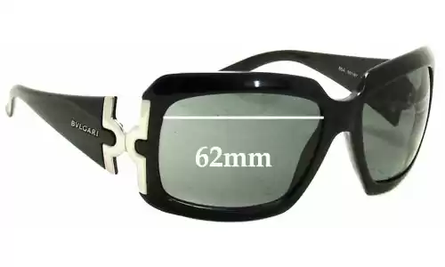 Sunglass Fix Ersatzgläser für Bvlgari 854 - 62mm Wide Sunglass Fix Ersatzgläser für Bvlgari 854 - 62mm Wide