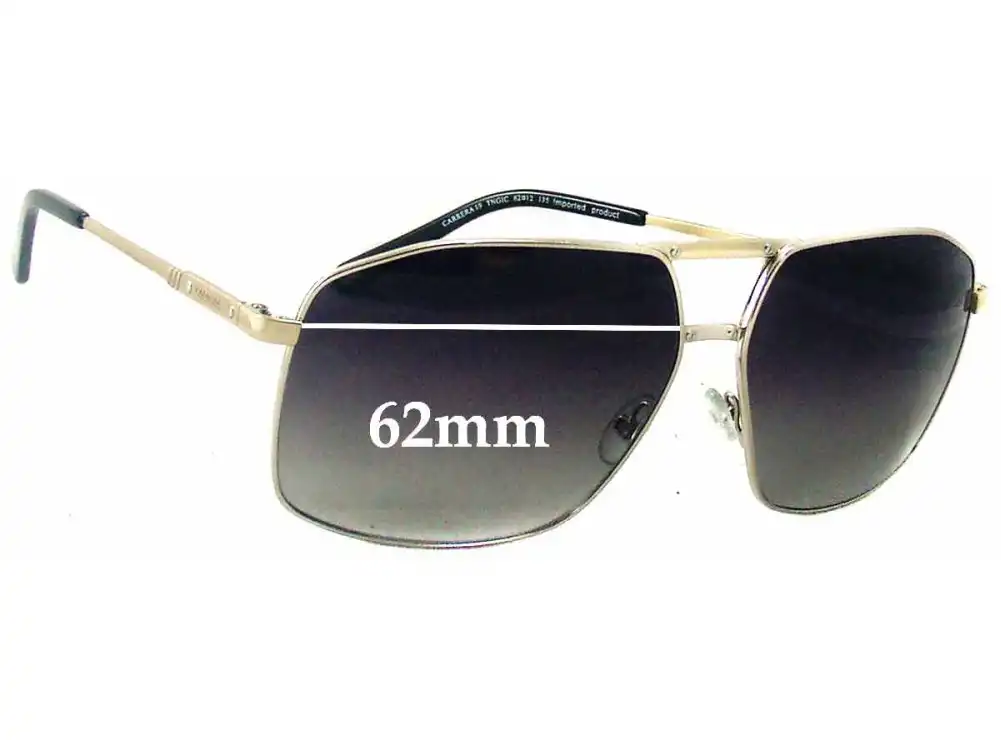 Sunglass Fix Ersatzgläser für Carrera 19/S - 62mm Wide Sunglass Fix Ersatzgläser für Carrera 19/S - 62mm Wide