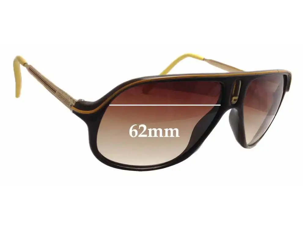 Sunglass Fix Ersatzgläser für Carrera Safari/A - 62mm Wide Sunglass Fix Ersatzgläser für Carrera Safari/A - 62mm Wide