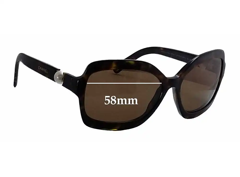Sunglass Fix Ersatzgläser für Chanel 5132-H - 58mm Wide Sunglass Fix Ersatzgläser für Chanel 5132-H - 58mm Wide