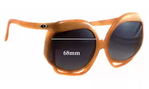Sunglass Fix Ersatzgläser für Christian Dior 2026 - 68mm Wide Sunglass Fix Ersatzgläser für Christian Dior 2026 - 68mm Wide